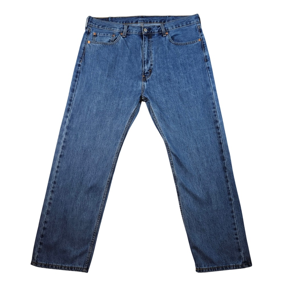 Levi's 505 Regular‎ Fit Jeans Mens 40x30 Blue Excellent Straight Leg 00505-4891
